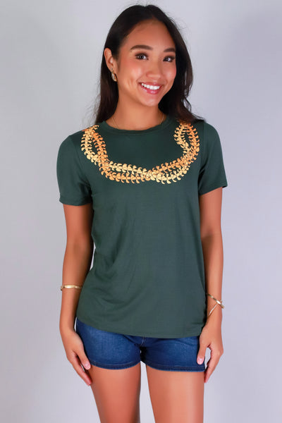Jeans Warehouse Hawaii - S/S SCREEN - PUAKENIKENI TWIST LEI | By LUZ
