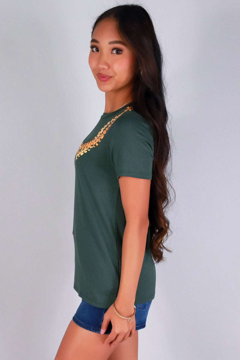 Jeans Warehouse Hawaii - S/S SCREEN - PUAKENIKENI TWIST LEI | By LUZ