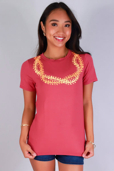 Jeans Warehouse Hawaii - S/S SCREEN - PUAKENIKENI TWIST LEI | By LUZ