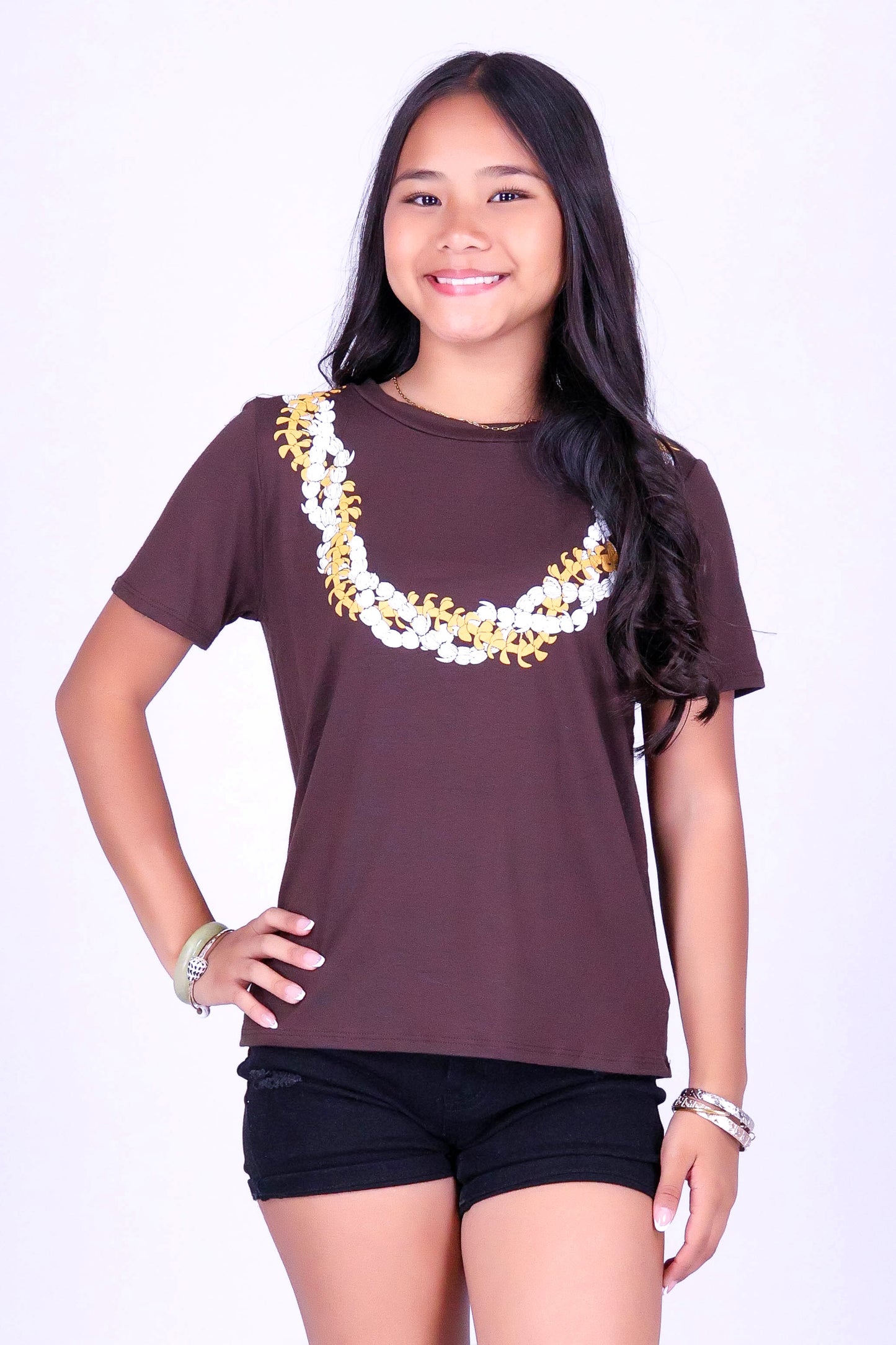 TWISTED PUAKENIKENI PIKAKE LEI TEE | KIDS SIZE 2-16