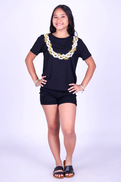 TWISTED PUAKENIKENI PIKAKE LEI TEE | KIDS SIZE 2-16