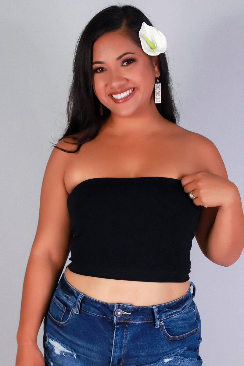 Jeans Warehouse Hawaii - PLUS BASIC BANDEAU TOPS - PRETTY BARE BANDEAU | By K. LEE