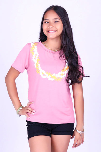 TWISTED PUAKENIKENI PIKAKE LEI TEE | KIDS SIZE 2-16