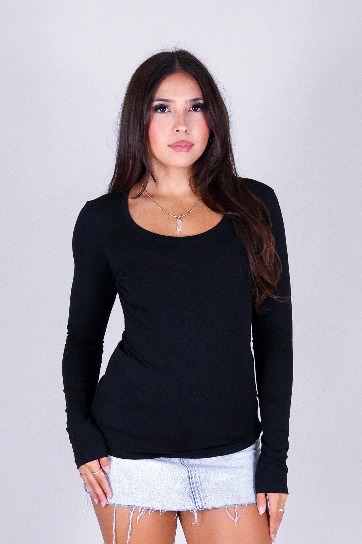 HOLD THAT THOUGHT LONG SLEEVE TOP