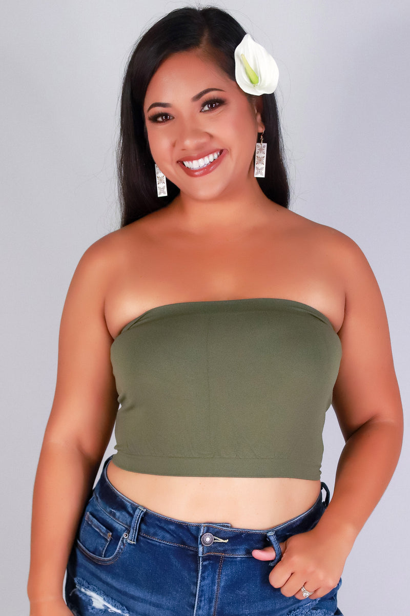 Jeans Warehouse Hawaii - PLUS BASIC BANDEAU TOPS - PRETTY BARE BANDEAU | By K. LEE