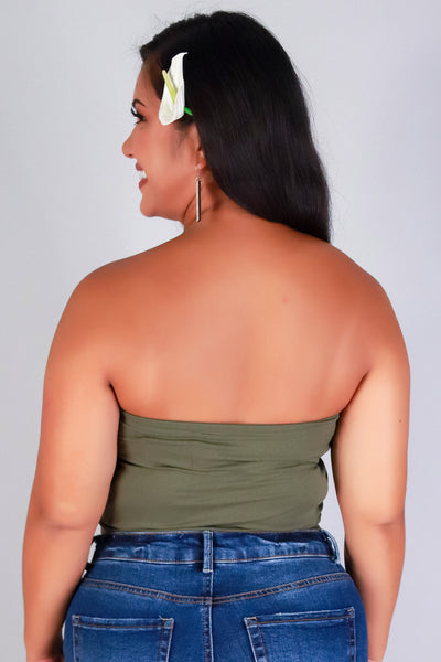 Jeans Warehouse Hawaii - PLUS BASIC BANDEAU TOPS - PRETTY BARE BANDEAU | By K. LEE