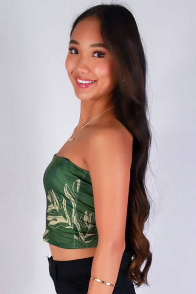 Jeans Warehouse Hawaii - SL PRINT - ULU ONE SHOULDER TOP | By LUZ