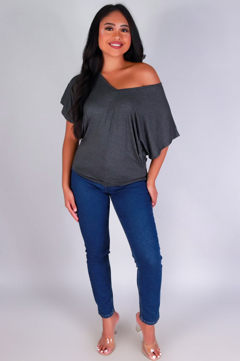 Jeans Warehouse Hawaii - SOLID DOLMAN TOPS - AT IT AGAIN DOLMAN TOP | By ADARA