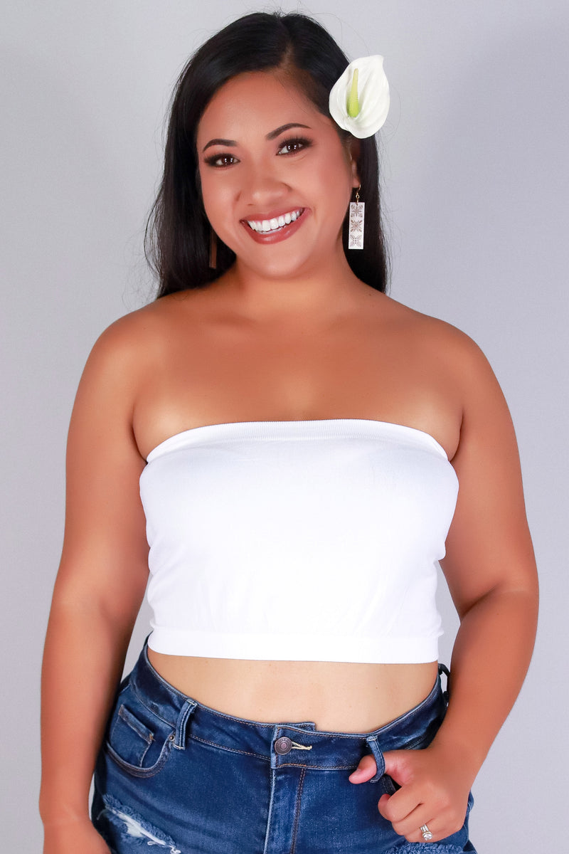 Jeans Warehouse Hawaii - PLUS BASIC BANDEAU TOPS - PRETTY BARE BANDEAU | By K. LEE