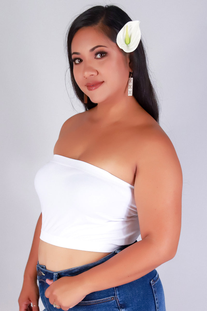 Jeans Warehouse Hawaii - PLUS BASIC BANDEAU TOPS - PRETTY BARE BANDEAU | By K. LEE