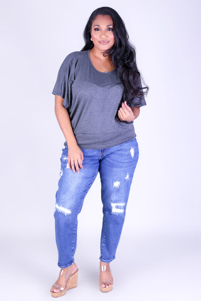 NOT NOW SUSAN DOLMAN TOP