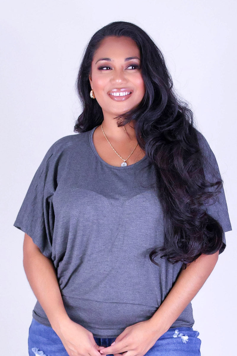 NOT NOW SUSAN DOLMAN TOP