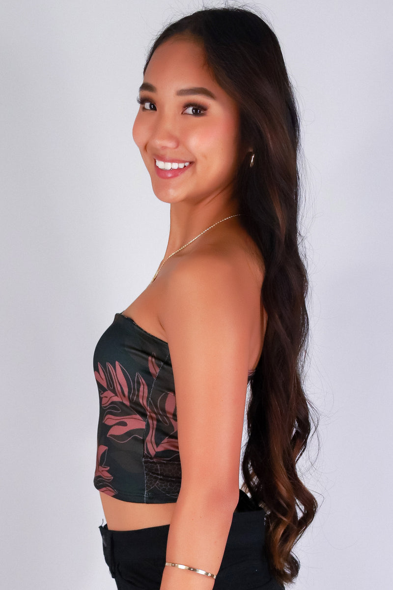 Jeans Warehouse Hawaii - SL PRINT - ULU ONE SHOULDER TOP | By LUZ