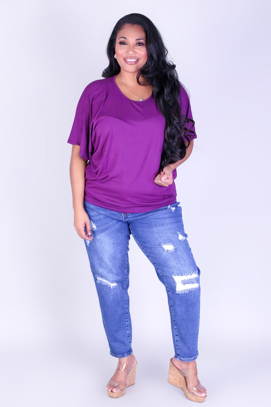 NOT NOW SUSAN DOLMAN TOP