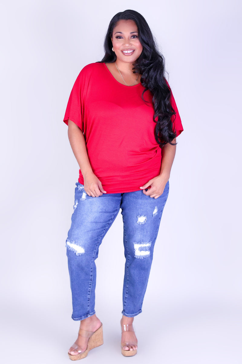 NOT NOW SUSAN DOLMAN TOP