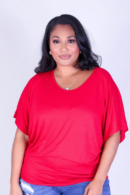 NOT NOW SUSAN DOLMAN TOP