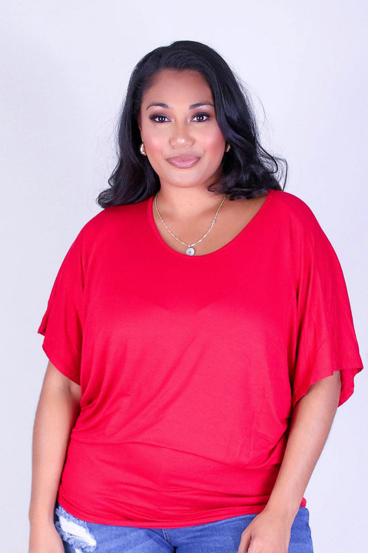 NOT NOW SUSAN DOLMAN TOP