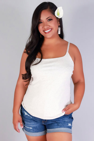 Jeans Warehouse Hawaii - PLUS BASIC SPAGHETTI TANKS - EVERYDAY CAMI TANK | By CRESCITA APPAREL/SHINE I
