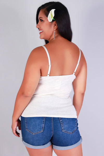 Jeans Warehouse Hawaii - PLUS BASIC SPAGHETTI TANKS - EVERYDAY CAMI TANK | By CRESCITA APPAREL/SHINE I
