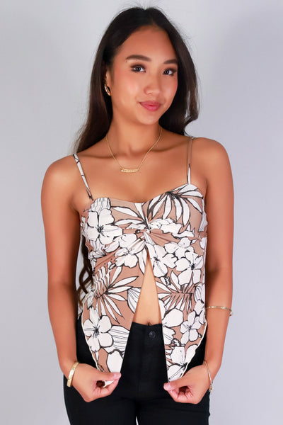 Jeans Warehouse Hawaii - SL PRINT - EDGE OF PARADISE FLYAWAY TOP | By PAPERMOON/ B_ENVIED