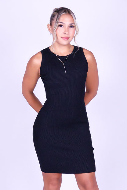 EASY LIFE RIBBED MINI DRESS