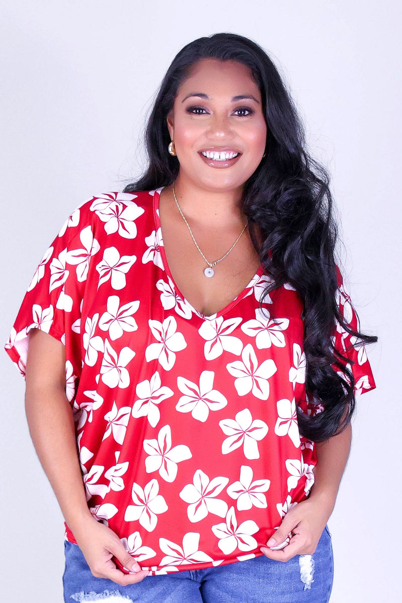 PLUMERIA DOLMAN TOP