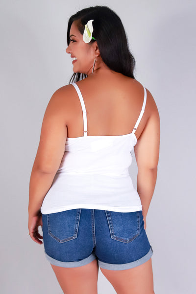 Jeans Warehouse Hawaii - PLUS BASIC SPAGHETTI TANKS - EVERYDAY CAMI TANK | By CRESCITA APPAREL/SHINE I