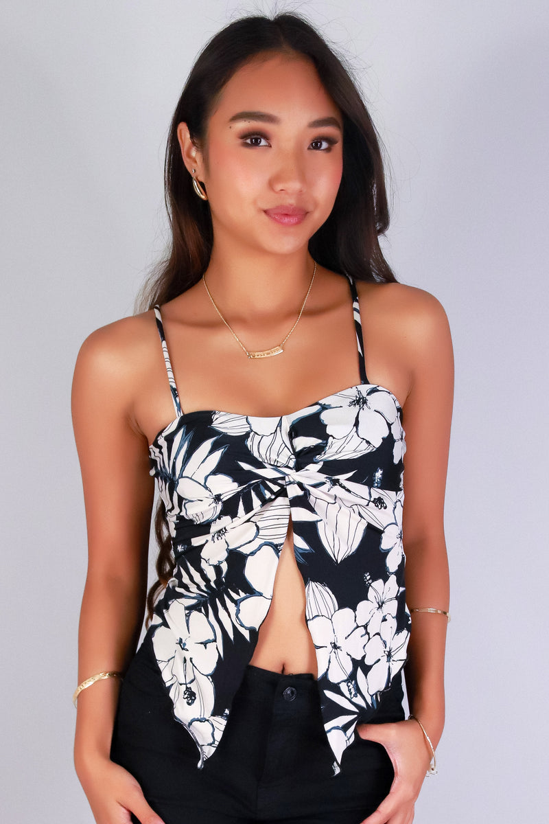 Jeans Warehouse Hawaii - SL PRINT - EDGE OF PARADISE FLYAWAY TOP | By PAPERMOON/ B_ENVIED