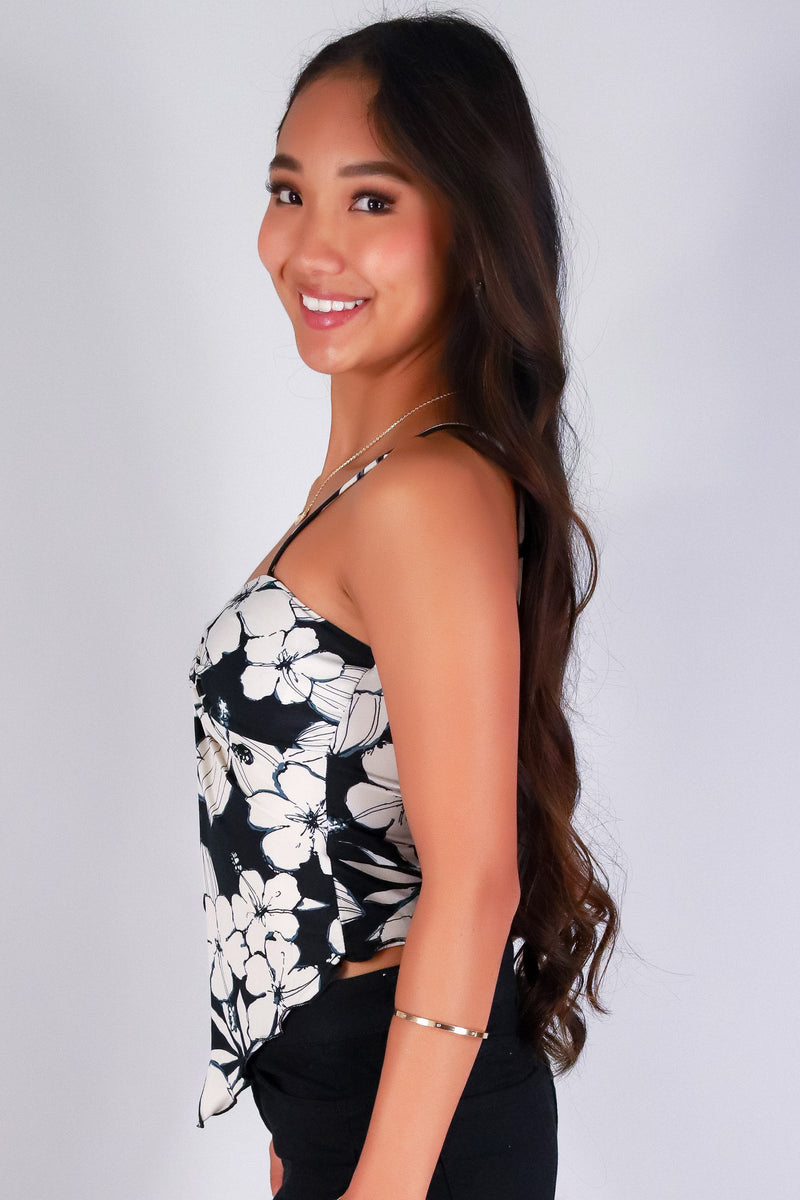 Jeans Warehouse Hawaii - SL PRINT - EDGE OF PARADISE FLYAWAY TOP | By PAPERMOON/ B_ENVIED