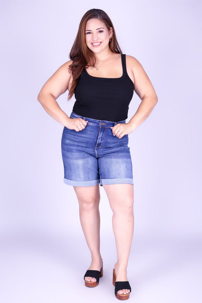 DENIM ON ME SHORTS