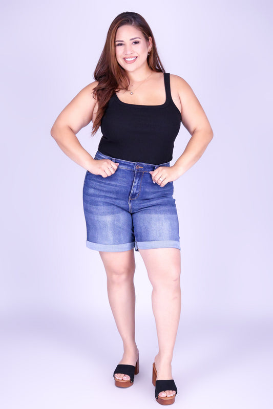 DENIM ON ME SHORTS