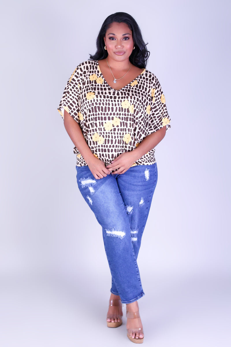 PUAKENIKENI MITER SHELL DOLMAN TOP