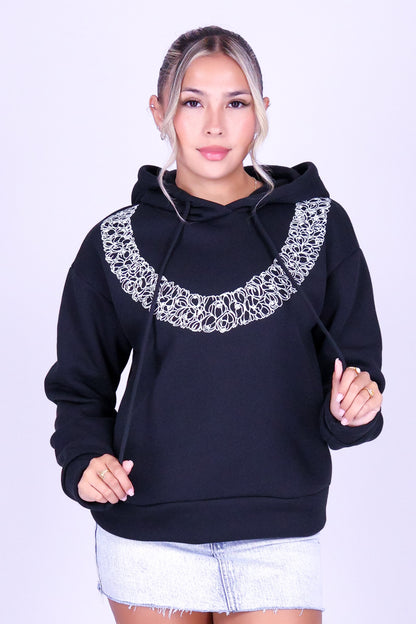 PLUMERIA OVERSIZED HOODIE
