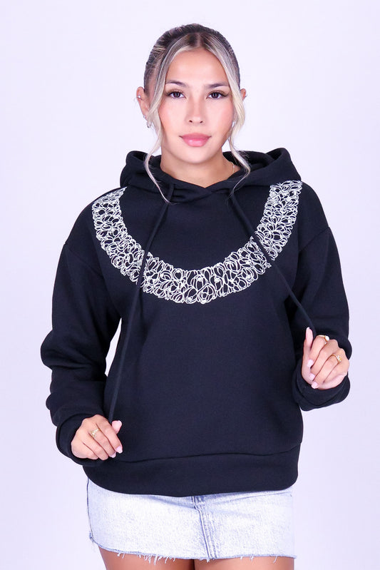 PLUMERIA OVERSIZED HOODIE