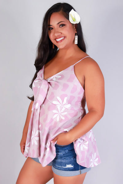 TIARE SHELL TIE FRONT TOP