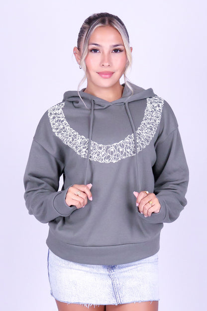 PLUMERIA OVERSIZED HOODIE