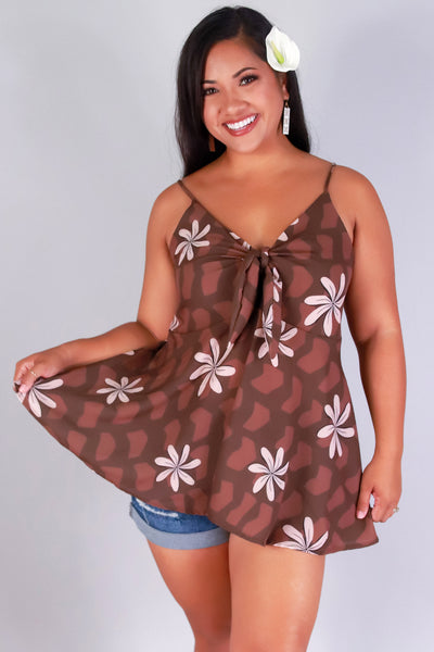 TIARE SHELL TIE FRONT TOP
