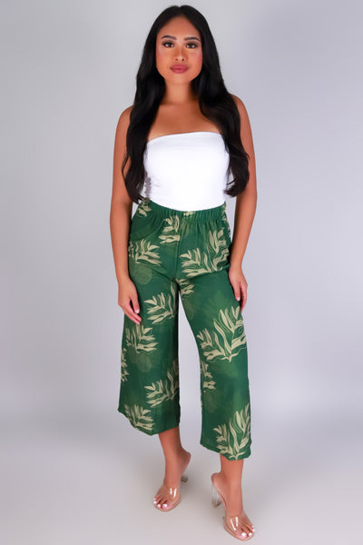 Jeans Warehouse Hawaii - PRINT WOVEN CAPRI'S - ULU CAPRI'S | By LUZ
