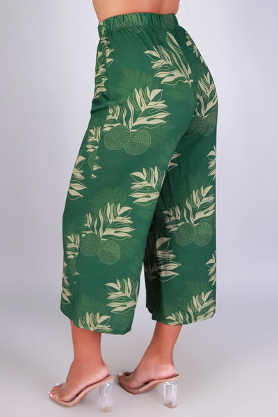 Jeans Warehouse Hawaii - PRINT WOVEN CAPRI'S - ULU CAPRI'S | By LUZ