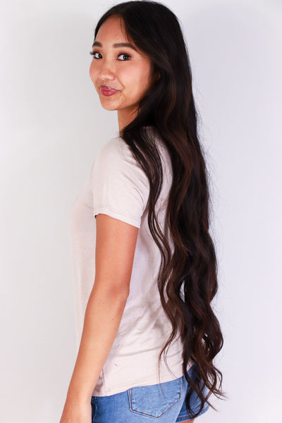 Jeans Warehouse Hawaii - S/S SCREEN - PUAKENIKENI & TI LEAF TEE | By LUZ