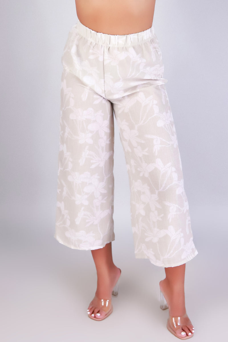Jeans Warehouse Hawaii - PRINT WOVEN CAPRI&