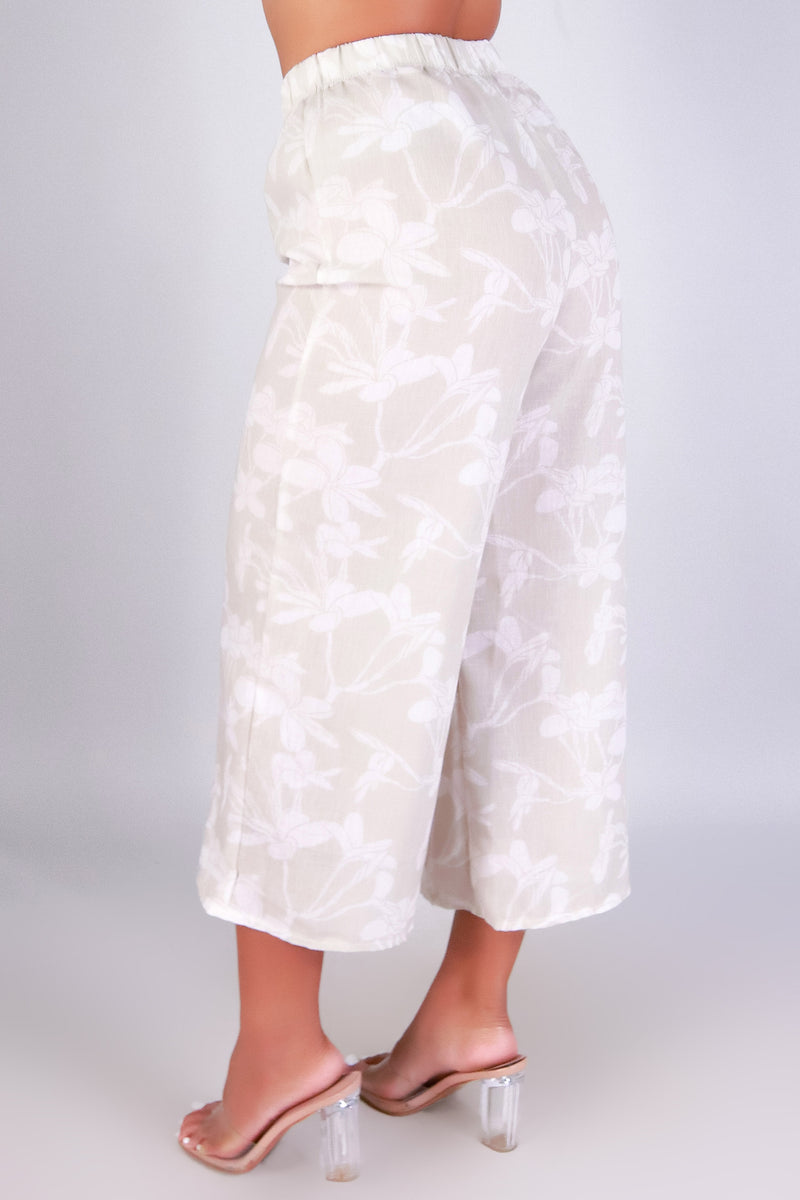 Jeans Warehouse Hawaii - PRINT WOVEN CAPRI&