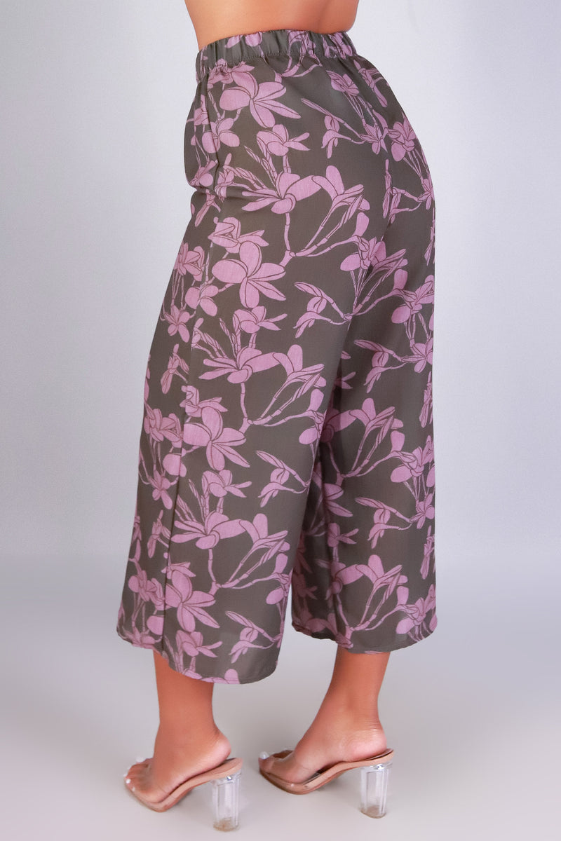 Jeans Warehouse Hawaii - PRINT WOVEN CAPRI&