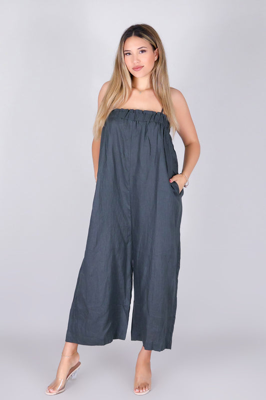 WORN IN ONE MOTION JUMPSUIT