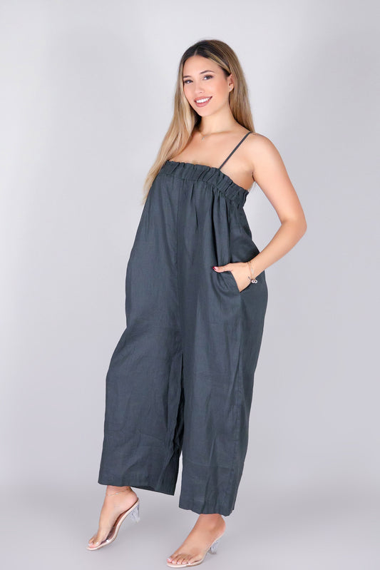 WORN IN ONE MOTION JUMPSUIT