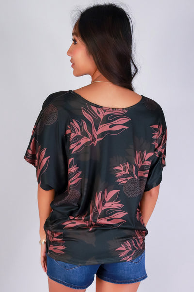 Jeans Warehouse Hawaii - SS PRINT - ULU DOLMAN TOP | By LUZ