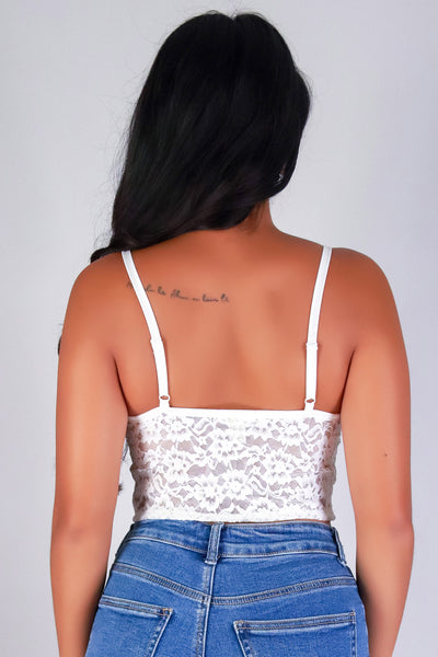 Jeans Warehouse Hawaii - SL CASUAL SOLID - LACE ESCAPE FLYAWAY TOP | By CRESCITA APPAREL/SHINE I