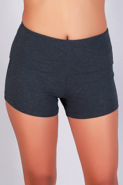 Jeans Warehouse Hawaii - KNIT HOT SHORTS - DON'T HAVE TO TELL FOLD OVER SHORTS | By POPULAR 21