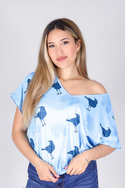 IIWI BIRD DOLMAN TOP