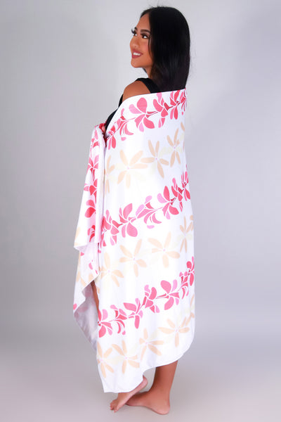 PLUMERIA TIARE BEACH TOWEL